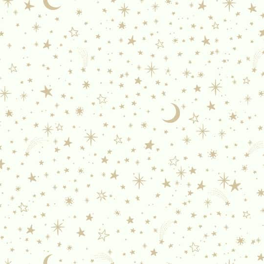 RoomMates Gold Twinkle Little Star Peel & Stick Wallpaper